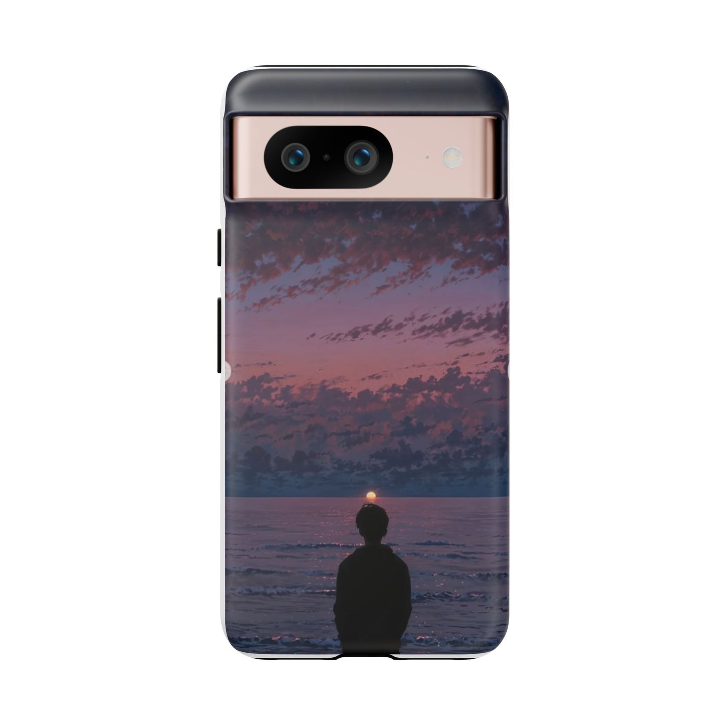Sunset Ocean Phone Case, Tough Cases, Unique Cell Phone Cover, Artistic Phone Accessories, Gift for Her, Nature Inspired Case