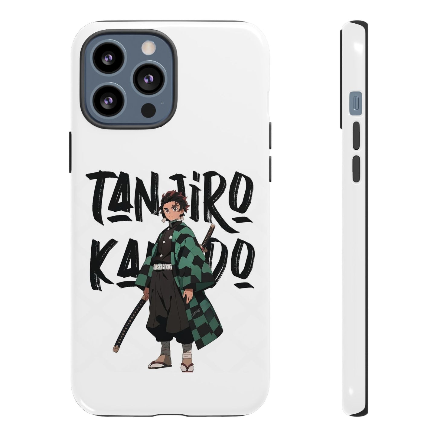 Demon Slayer Phone Case featuring Tanjiro Kamado | Tough Cases, Anime Phone Cover, Unique Gift for Fans, Mobile Accessory, Geeky Merchandise
