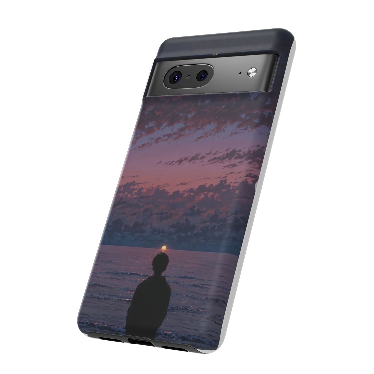 Sunset Ocean Phone Case, Tough Cases, Unique Cell Phone Cover, Artistic Phone Accessories, Gift for Her, Nature Inspired Case