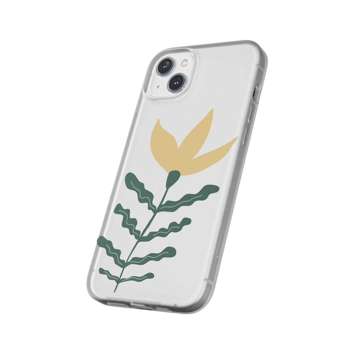 Stylish Floral Flexi Cases, Phone Accessories, Gift Idea, Protective Case, Trendy Phone Cover, Spring Vibes