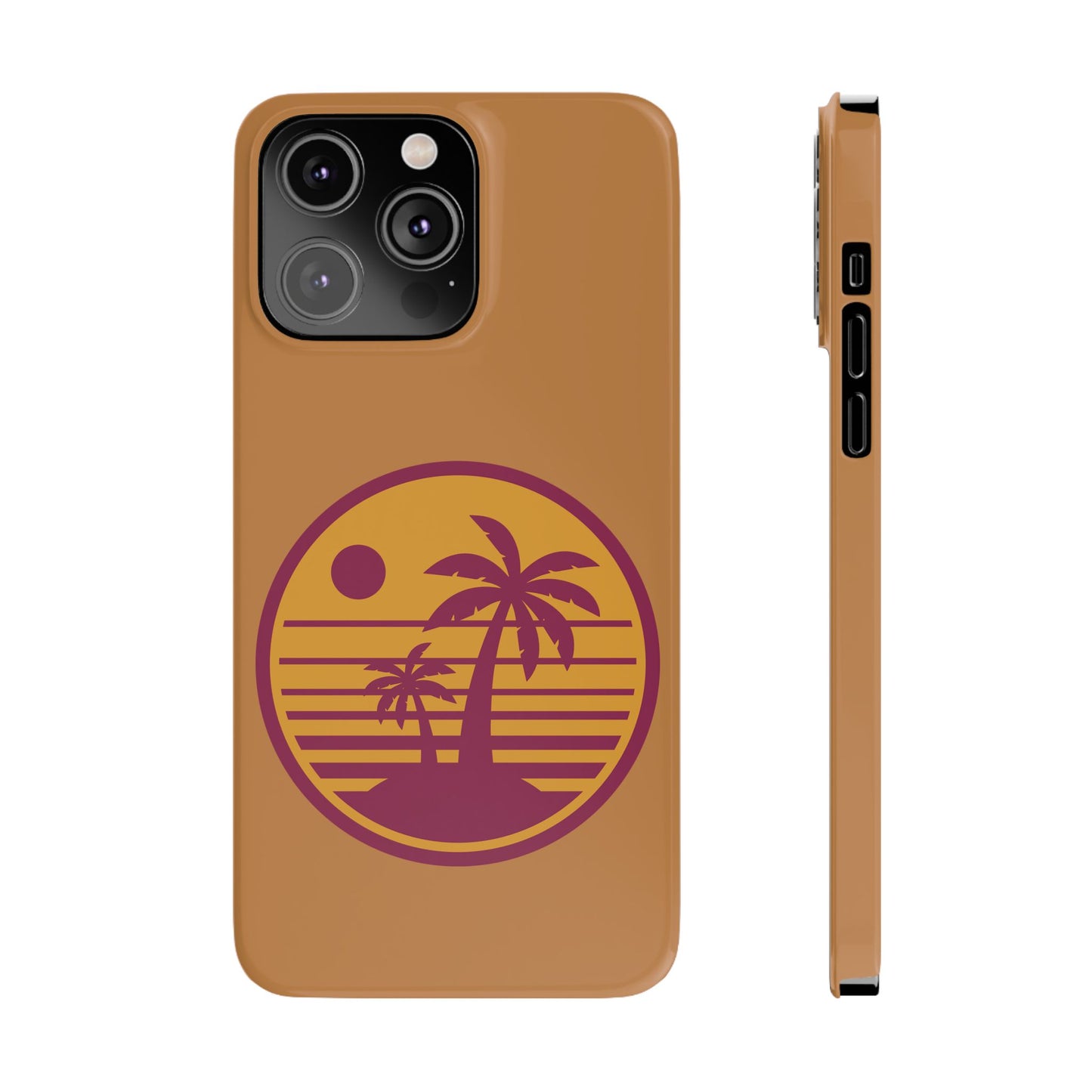 Retro Sunset Palm Tree Slim Phone Case, Summer Vibes, Beach Lover Gift, Tropical Phone Accessory, Perfect for Vacations, Travel and [...]