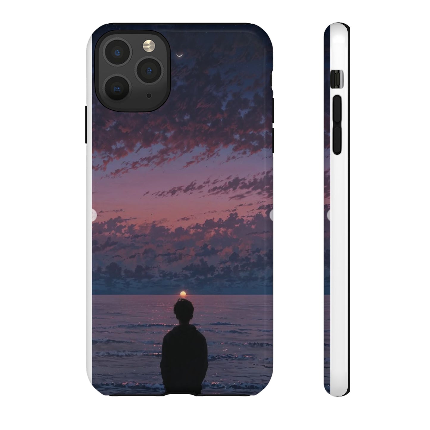 Sunset Ocean Phone Case, Tough Cases, Unique Cell Phone Cover, Artistic Phone Accessories, Gift for Her, Nature Inspired Case