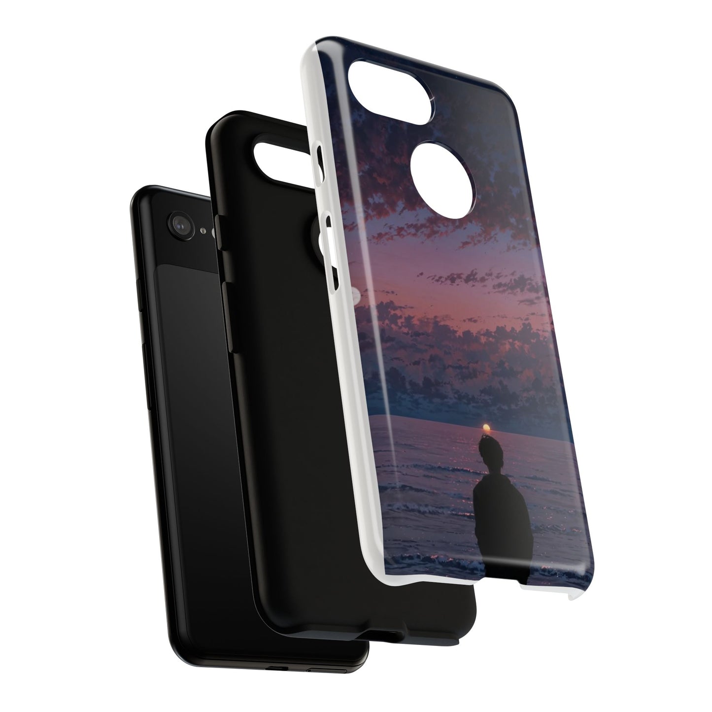 Sunset Ocean Phone Case, Tough Cases, Unique Cell Phone Cover, Artistic Phone Accessories, Gift for Her, Nature Inspired Case