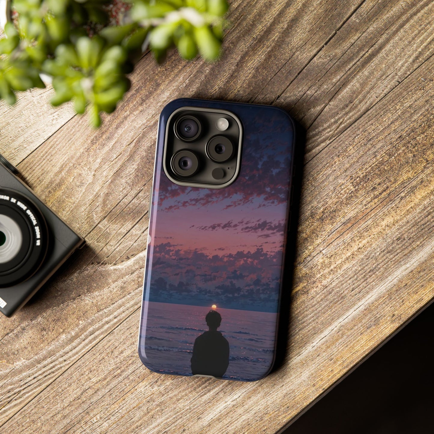 Sunset Ocean Phone Case, Tough Cases, Unique Cell Phone Cover, Artistic Phone Accessories, Gift for Her, Nature Inspired Case