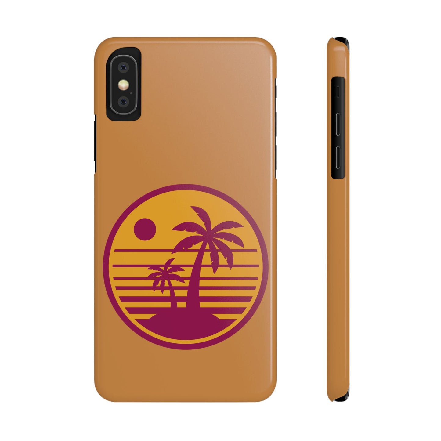 Retro Sunset Palm Tree Slim Phone Case, Summer Vibes, Beach Lover Gift, Tropical Phone Accessory, Perfect for Vacations, Travel and [...]