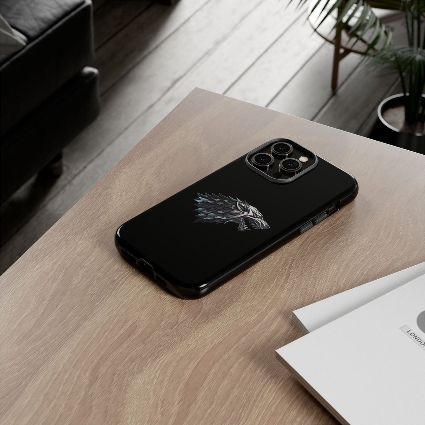 Game of Thrones Wolf Phone Case, Durable iPhone Cover, Tough Cases for Fans, Gift for Geeks, Cool Accessories, Custom Phone Cases