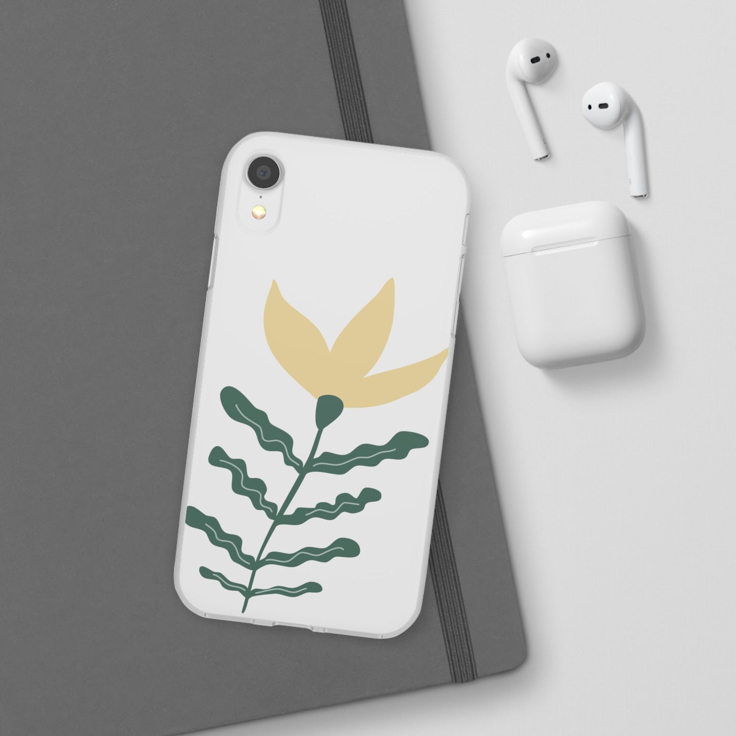 Stylish Floral Flexi Cases, Phone Accessories, Gift Idea, Protective Case, Trendy Phone Cover, Spring Vibes