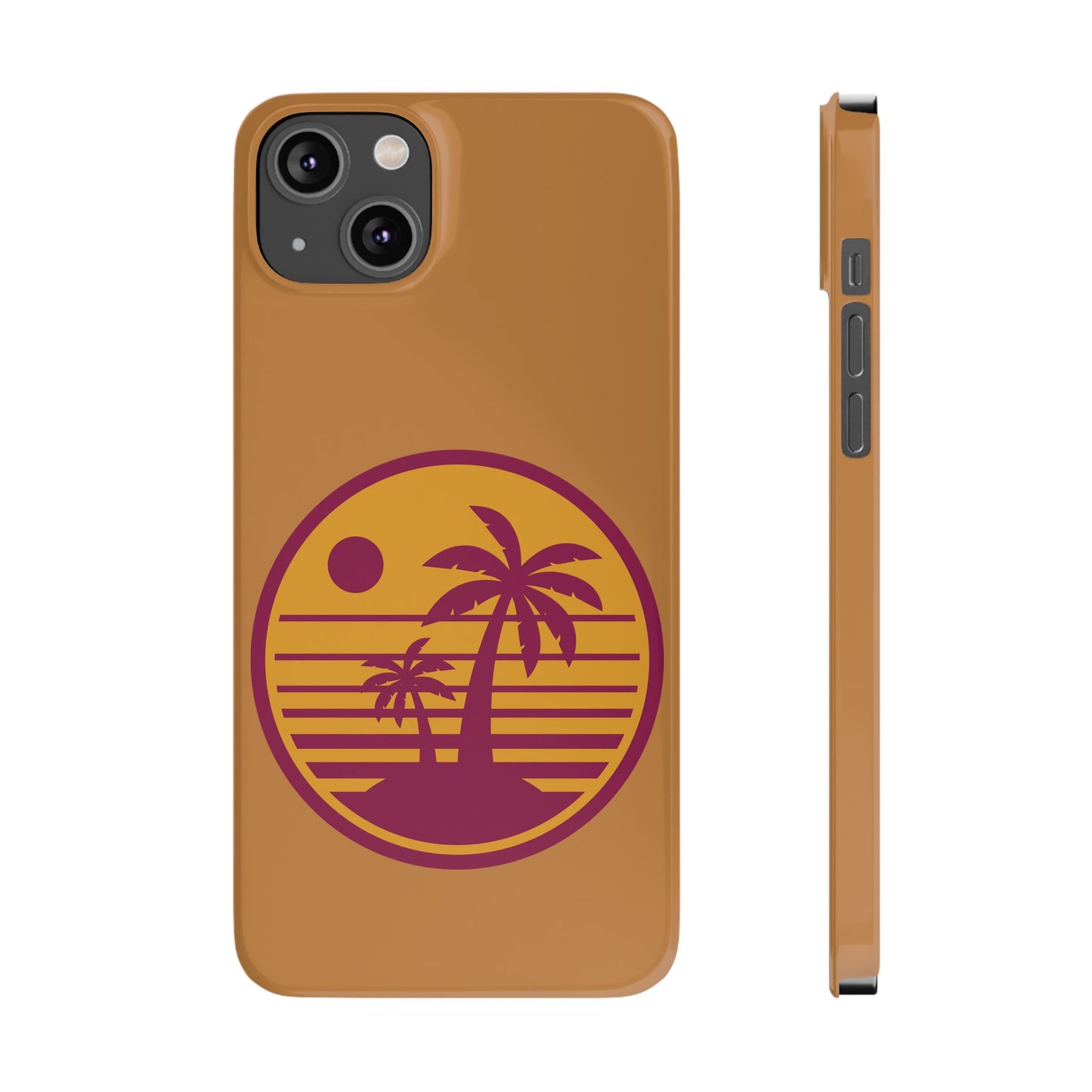 Retro Sunset Palm Tree Slim Phone Case, Summer Vibes, Beach Lover Gift, Tropical Phone Accessory, Perfect for Vacations, Travel and [...]