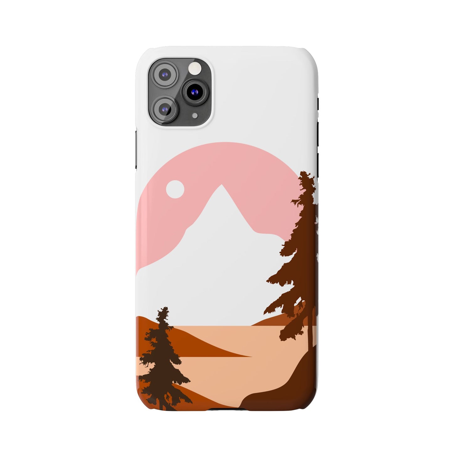 Stylish Mountain Landscape Slim Phone Case, Nature Lover Gift, Aesthetic Phone Cover, Adventure Travel Accessory, Minimalist Design [...]