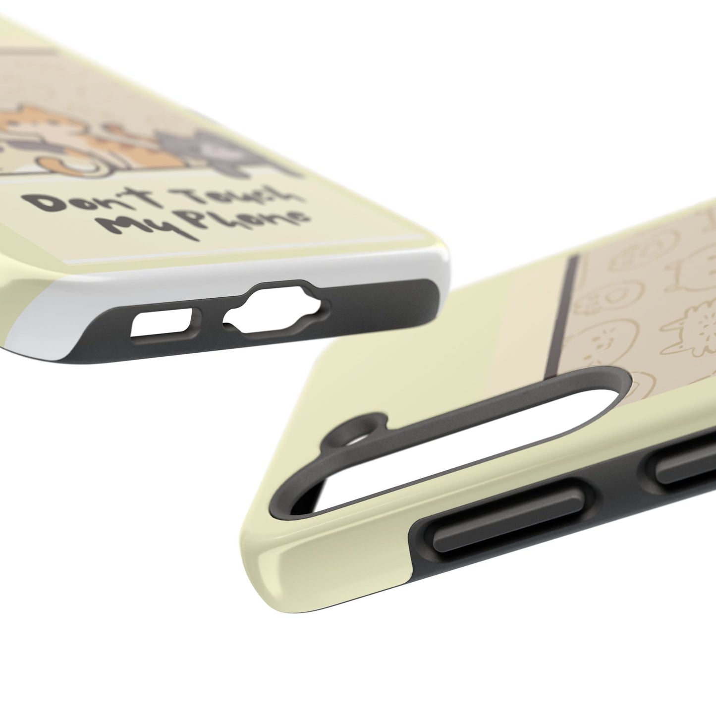 Cute Cat Phone Case - Don't Touch My Phone, Gift for Cat Lovers, Kawaii Accessories, Fun Tech Protection, Pet Lover Gifts