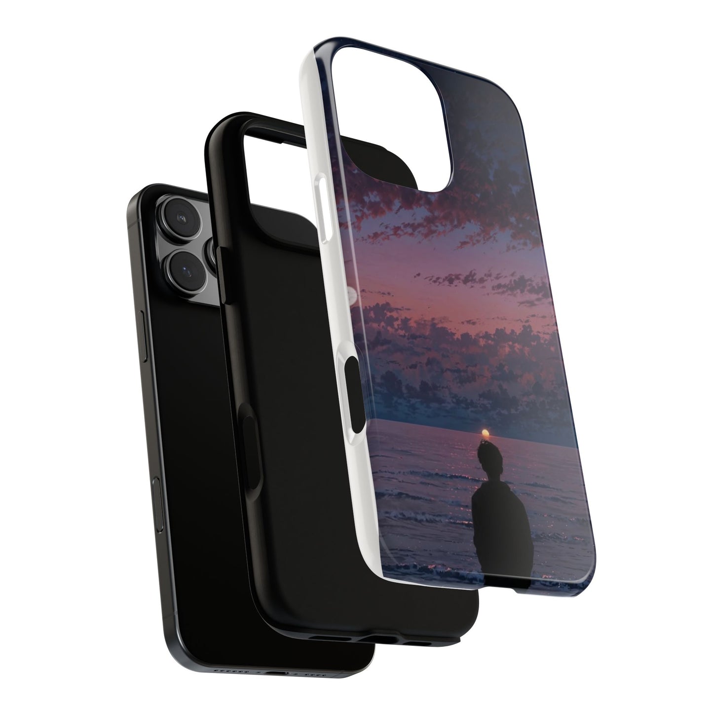 Sunset Ocean Phone Case, Tough Cases, Unique Cell Phone Cover, Artistic Phone Accessories, Gift for Her, Nature Inspired Case