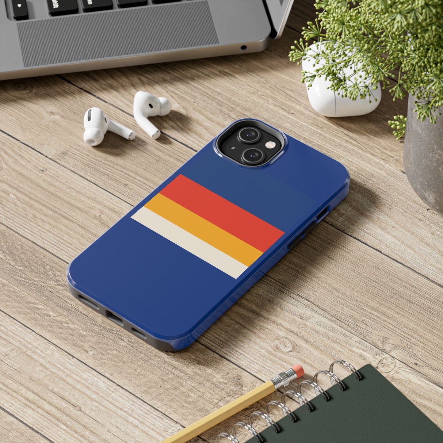 Colorful Tough Phone Cases - Bold Stripes, Durable Protection, Unique Gift for Tech Lovers, Customizable Phone Accessories, Everyday Use