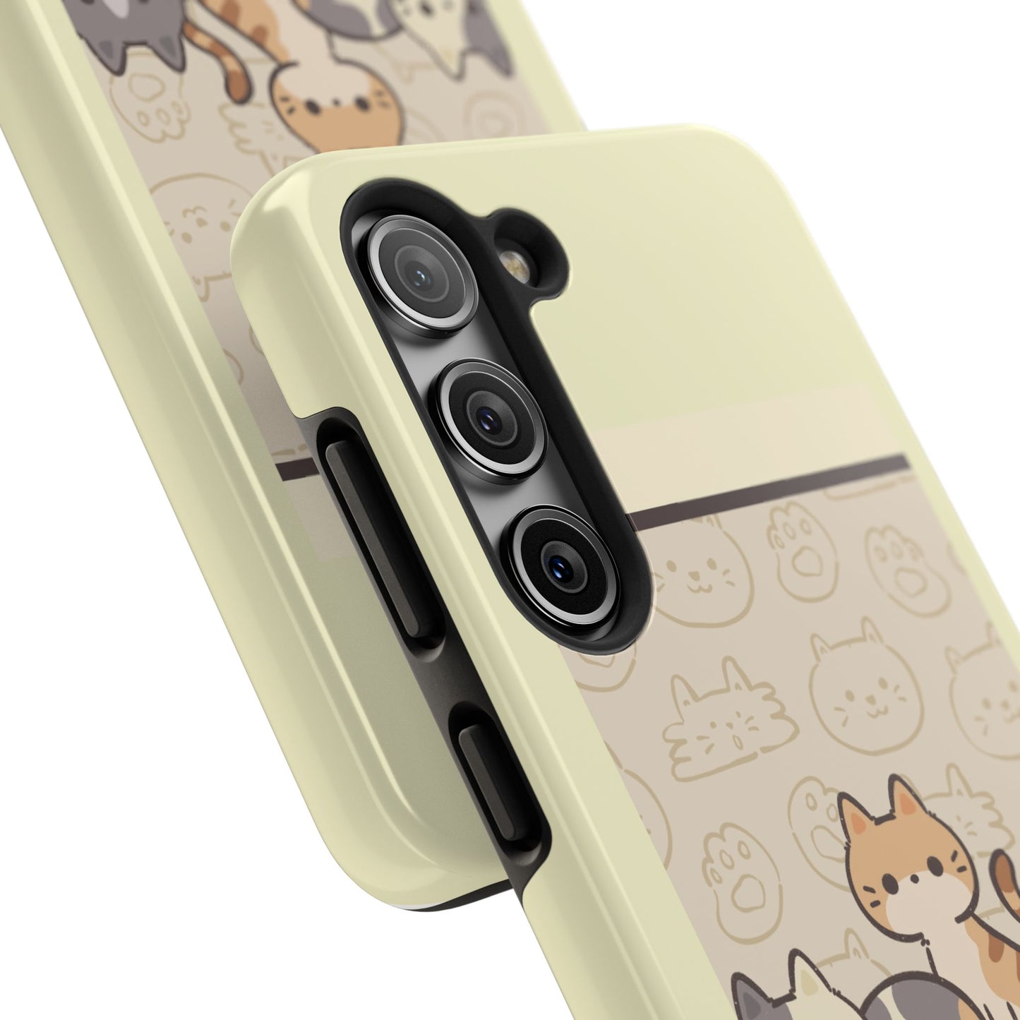 Cute Cat Phone Case - Don't Touch My Phone, Gift for Cat Lovers, Kawaii Accessories, Fun Tech Protection, Pet Lover Gifts