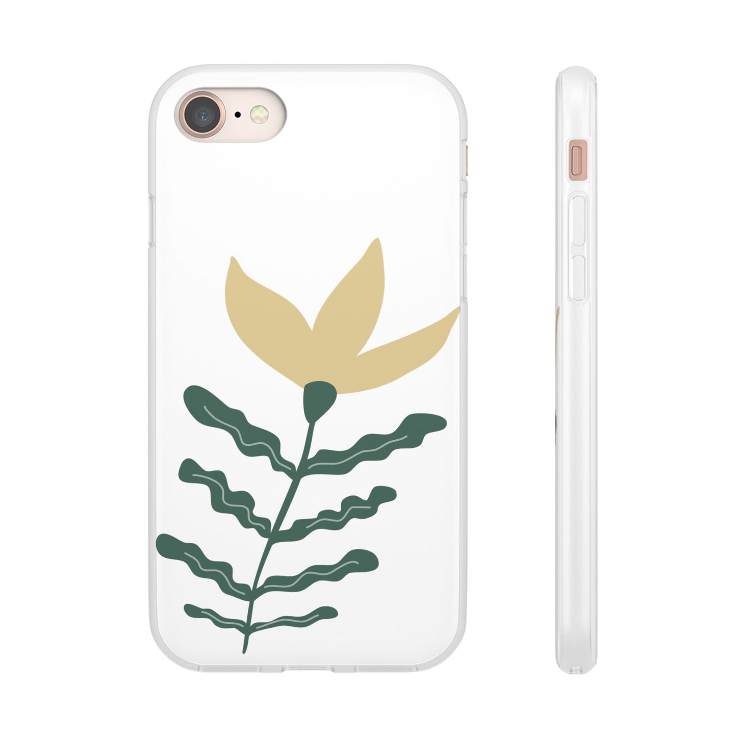 Stylish Floral Flexi Cases, Phone Accessories, Gift Idea, Protective Case, Trendy Phone Cover, Spring Vibes