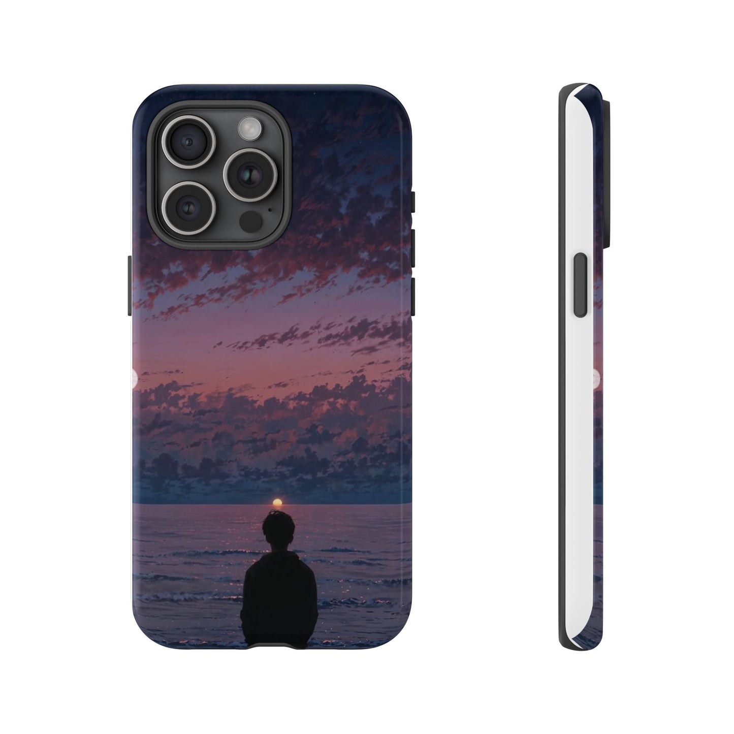 Sunset Ocean Phone Case, Tough Cases, Unique Cell Phone Cover, Artistic Phone Accessories, Gift for Her, Nature Inspired Case