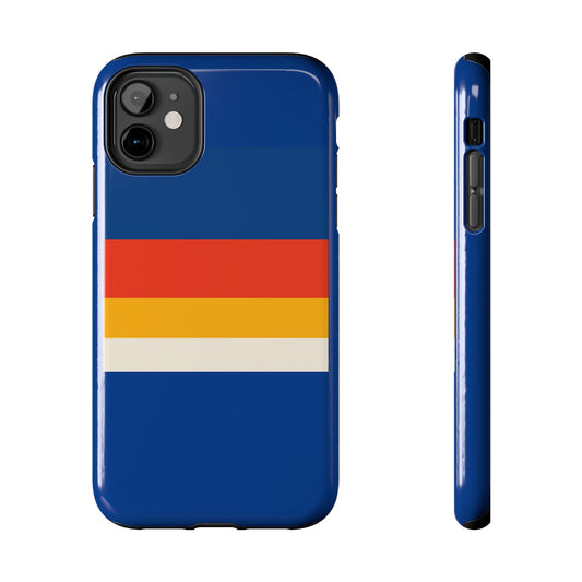 Colorful Tough Phone Cases - Bold Stripes, Durable Protection, Unique Gift for Tech Lovers, Customizable Phone Accessories, Everyday Use