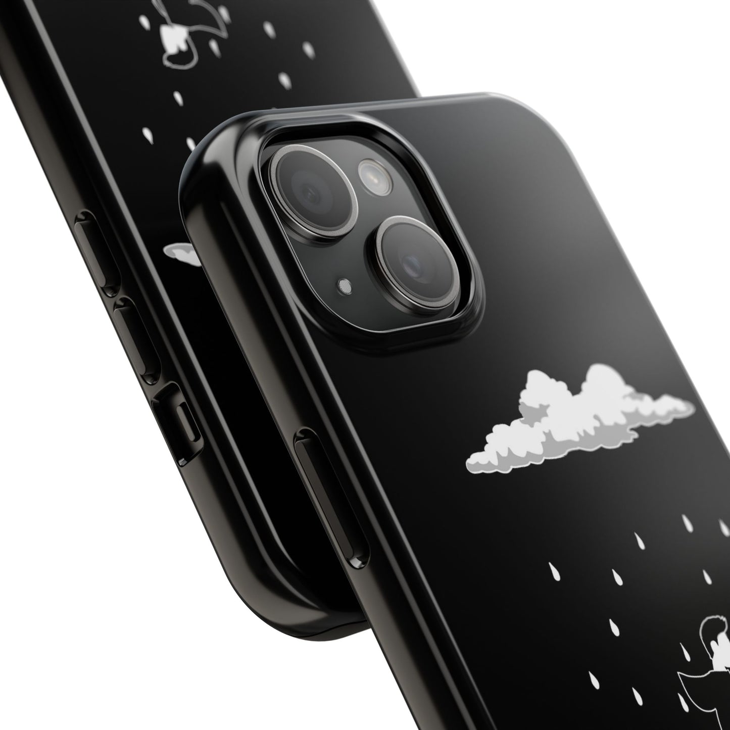 Rainy Day Tough Phone Case, Artistic Phone Cover, Aesthetic Phone Protector, Unique Gift for Friends, Mobile Accessory