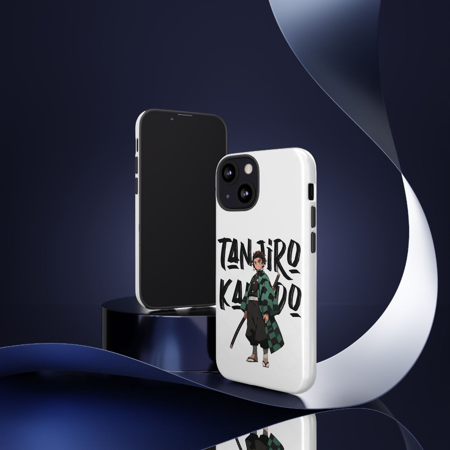 Demon Slayer Phone Case featuring Tanjiro Kamado | Tough Cases, Anime Phone Cover, Unique Gift for Fans, Mobile Accessory, Geeky Merchandise