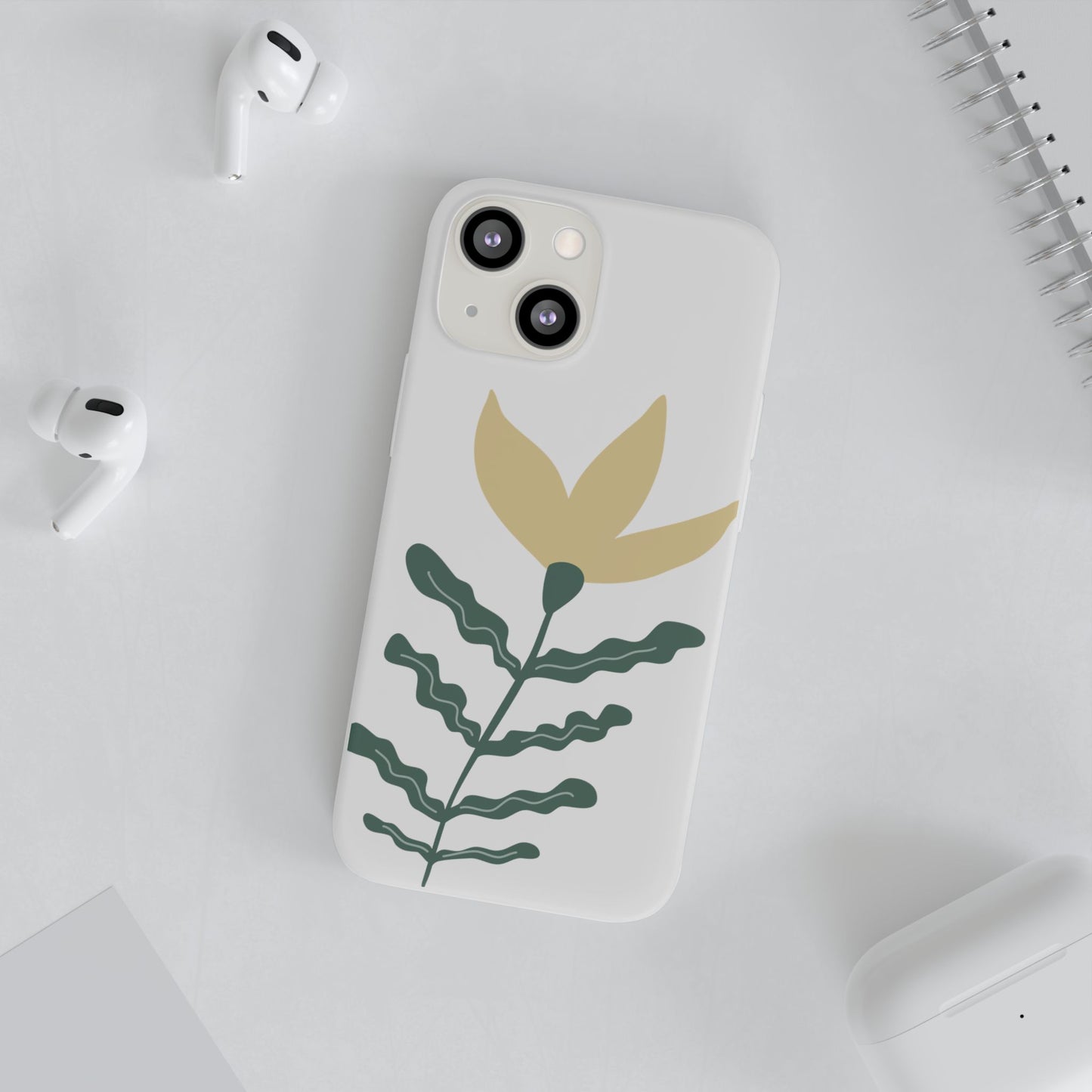 Stylish Floral Flexi Cases, Phone Accessories, Gift Idea, Protective Case, Trendy Phone Cover, Spring Vibes