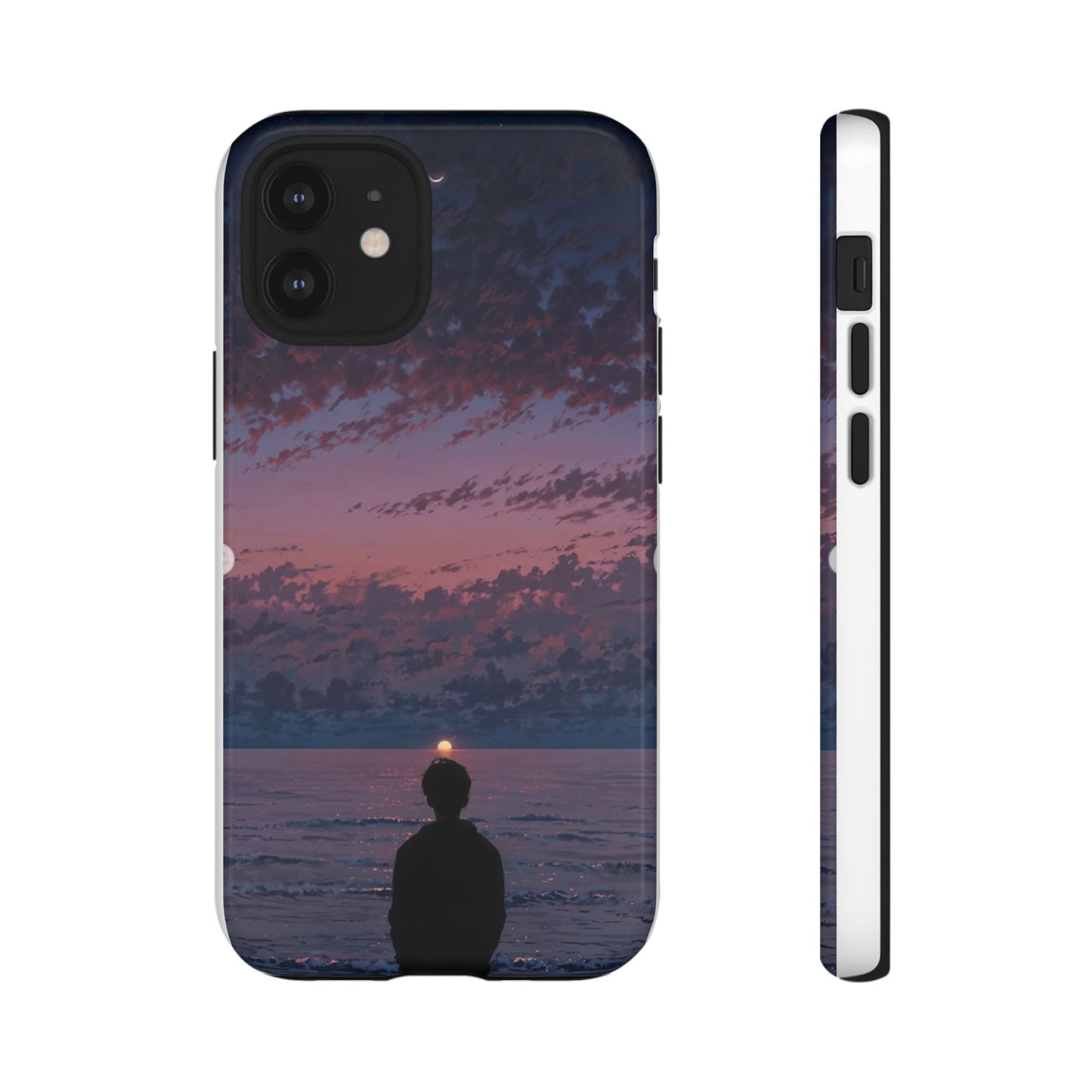 Sunset Ocean Phone Case, Tough Cases, Unique Cell Phone Cover, Artistic Phone Accessories, Gift for Her, Nature Inspired Case