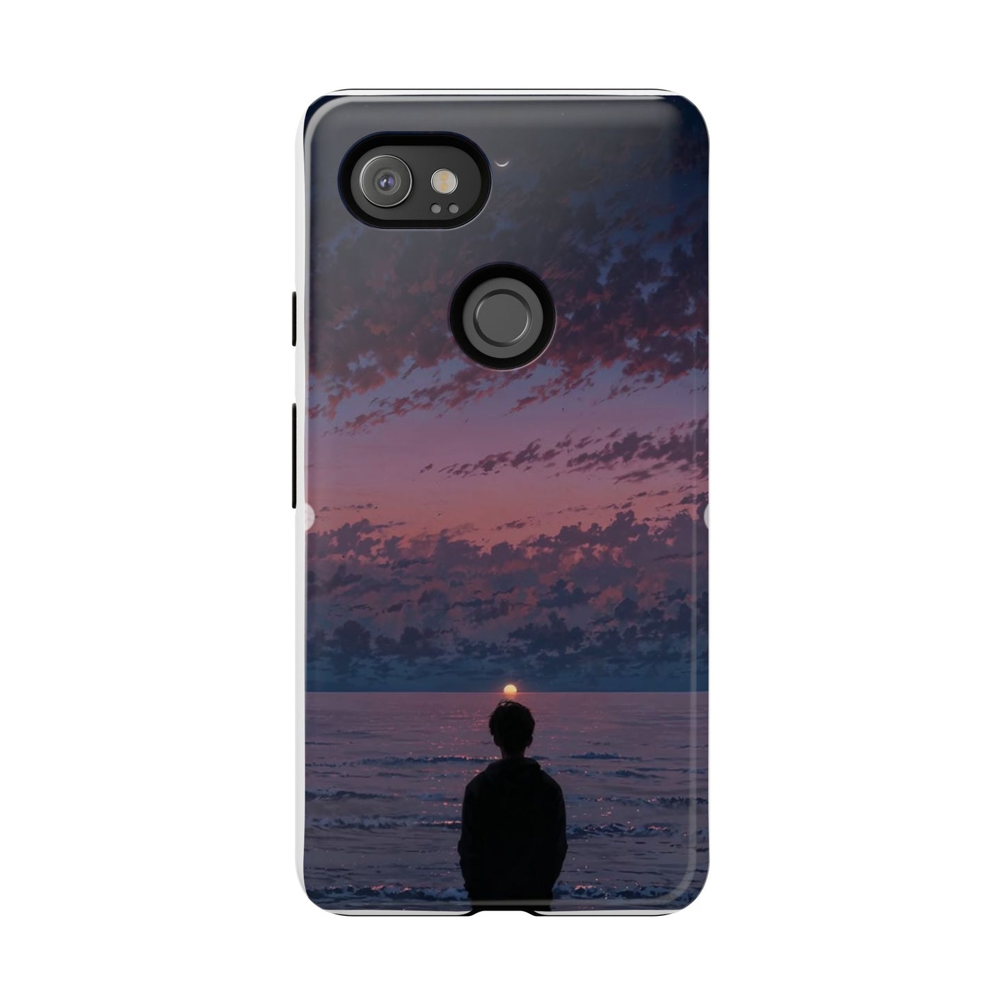 Sunset Ocean Phone Case, Tough Cases, Unique Cell Phone Cover, Artistic Phone Accessories, Gift for Her, Nature Inspired Case