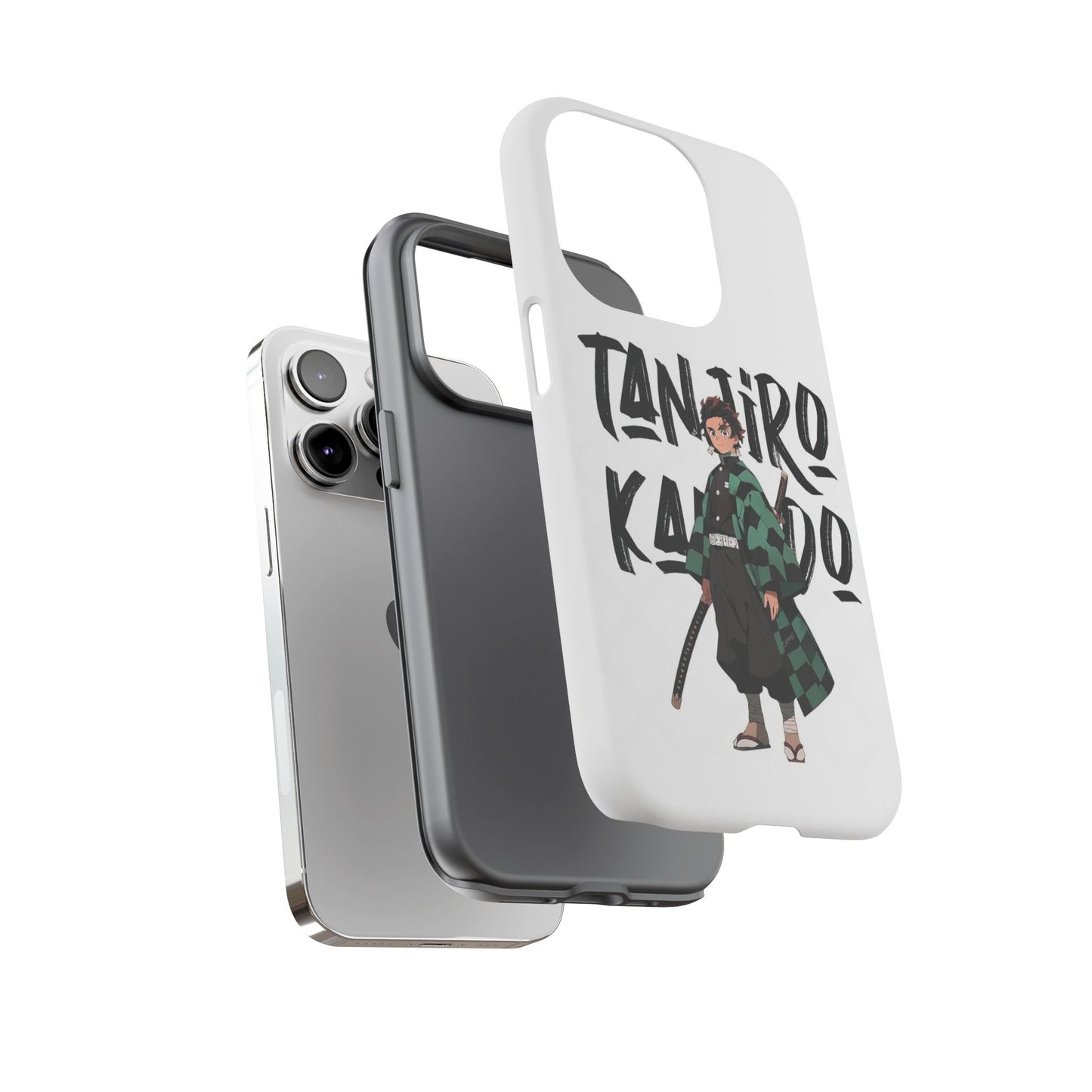 Demon Slayer Phone Case featuring Tanjiro Kamado | Tough Cases, Anime Phone Cover, Unique Gift for Fans, Mobile Accessory, Geeky Merchandise