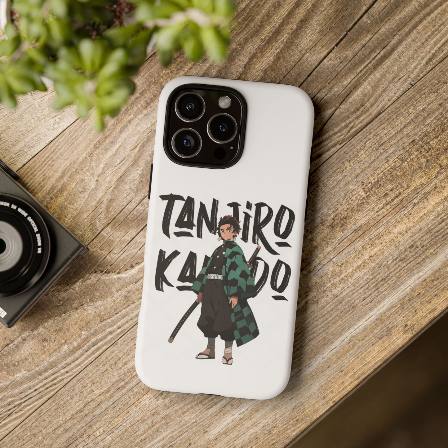 Demon Slayer Phone Case featuring Tanjiro Kamado | Tough Cases, Anime Phone Cover, Unique Gift for Fans, Mobile Accessory, Geeky Merchandise