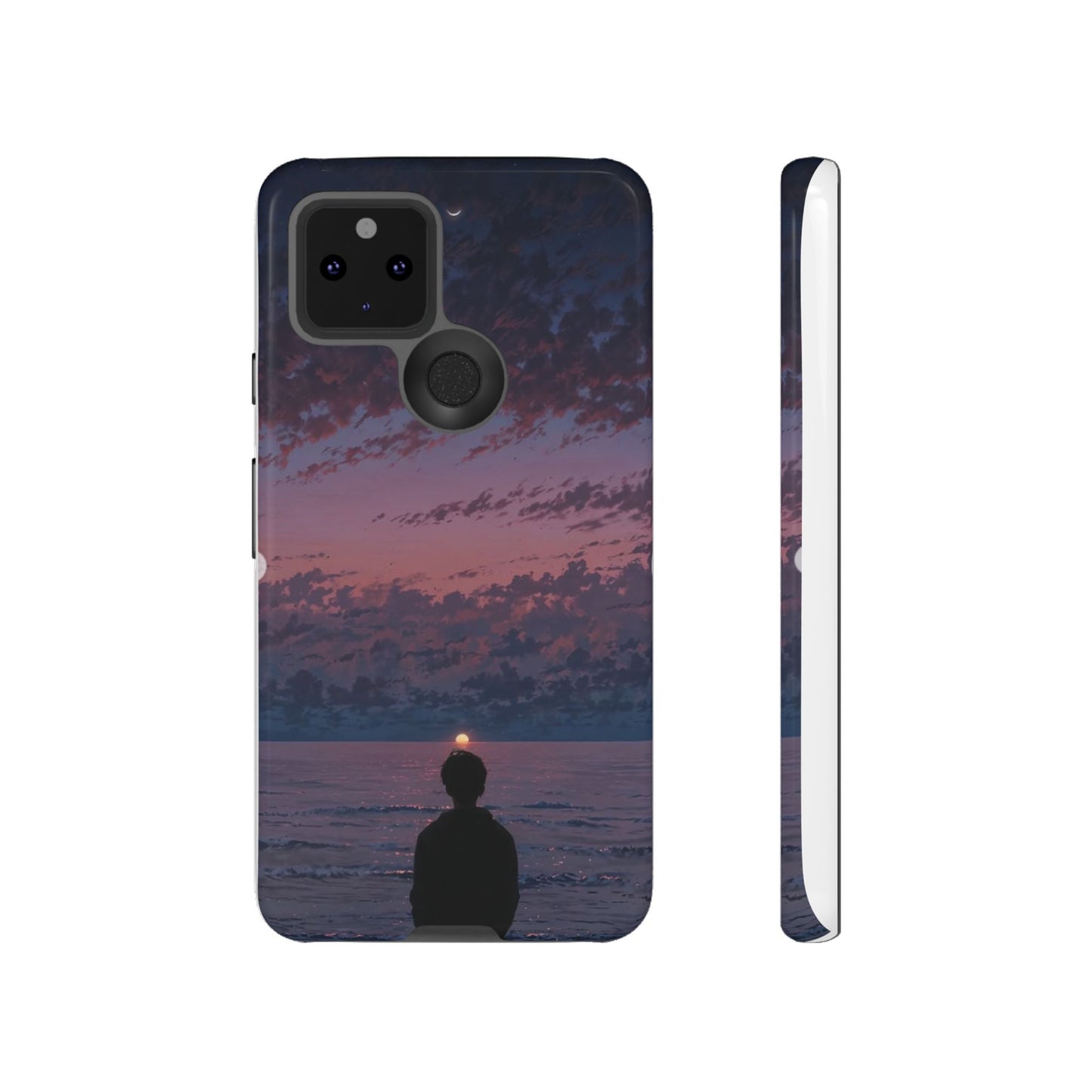 Sunset Ocean Phone Case, Tough Cases, Unique Cell Phone Cover, Artistic Phone Accessories, Gift for Her, Nature Inspired Case