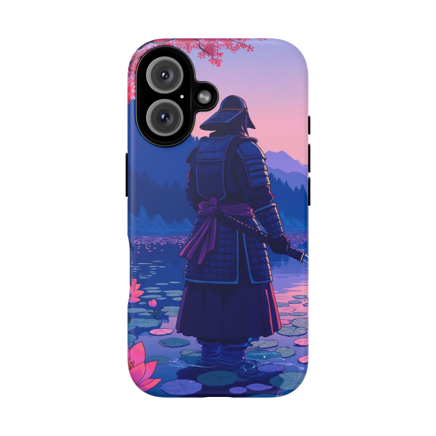Samurai Phone Case, Tough Cases for Warriors, Stylish Mobile Cover, Unique Gifts for Him, Geeky Accessories, Japanese Art