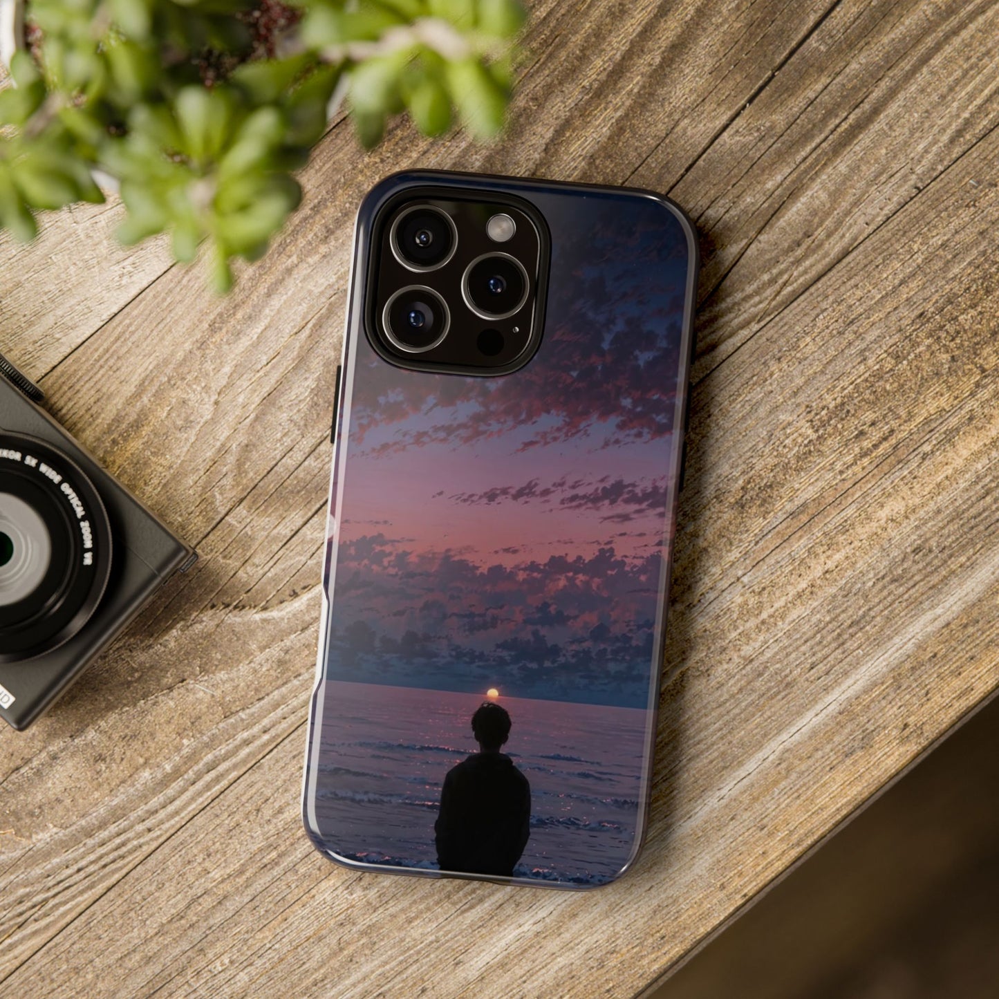 Sunset Ocean Phone Case, Tough Cases, Unique Cell Phone Cover, Artistic Phone Accessories, Gift for Her, Nature Inspired Case