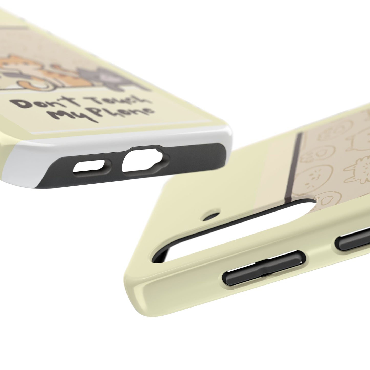 Cute Cat Phone Case - Don't Touch My Phone, Gift for Cat Lovers, Kawaii Accessories, Fun Tech Protection, Pet Lover Gifts