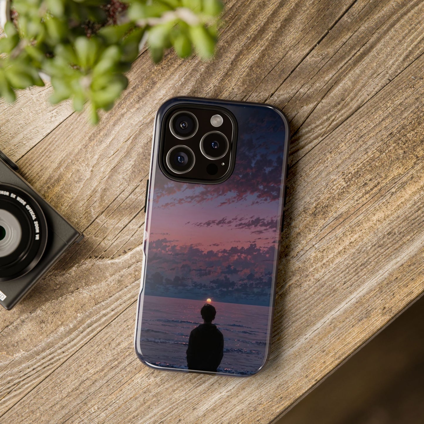 Sunset Ocean Phone Case, Tough Cases, Unique Cell Phone Cover, Artistic Phone Accessories, Gift for Her, Nature Inspired Case