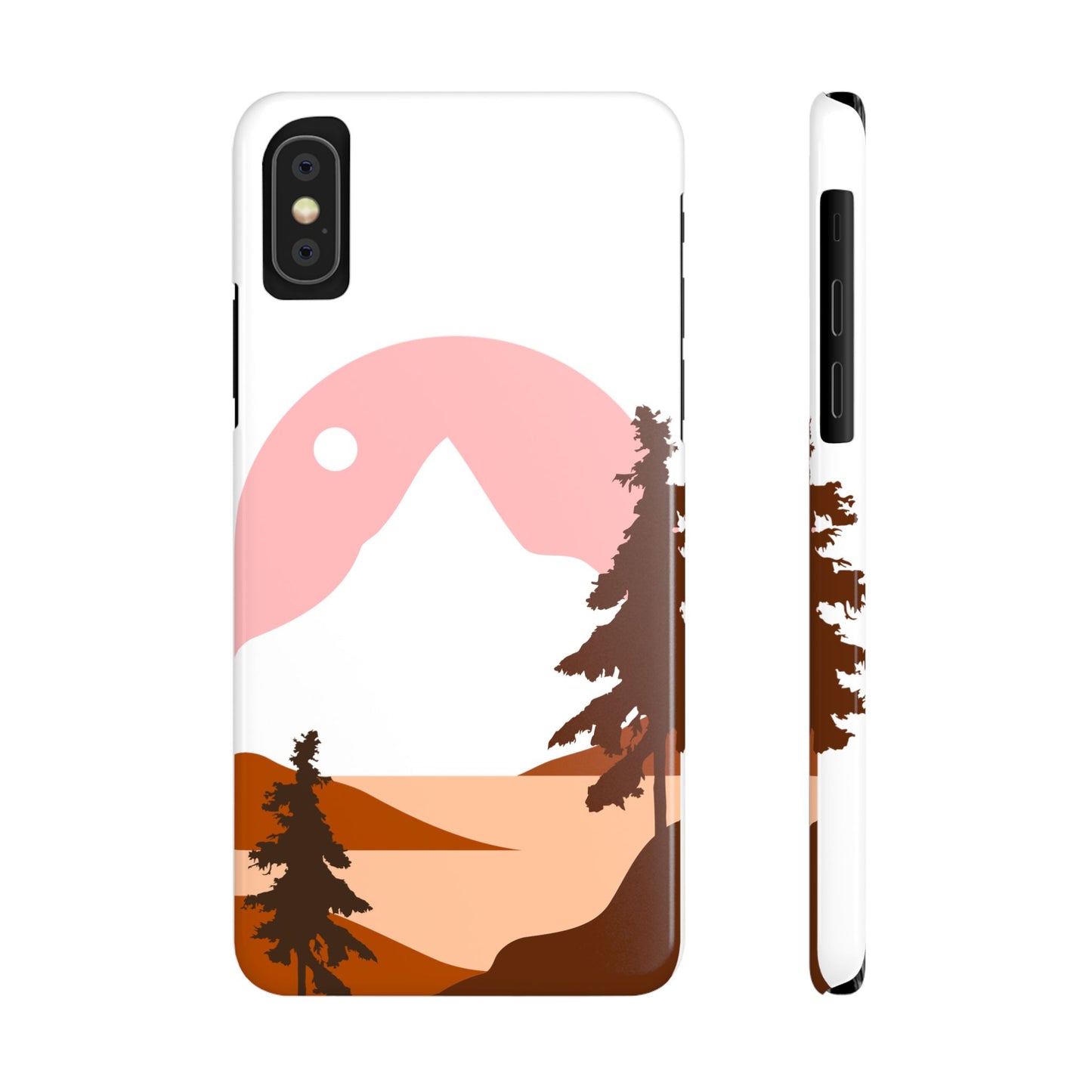 Stylish Mountain Landscape Slim Phone Case, Nature Lover Gift, Aesthetic Phone Cover, Adventure Travel Accessory, Minimalist Design [...]