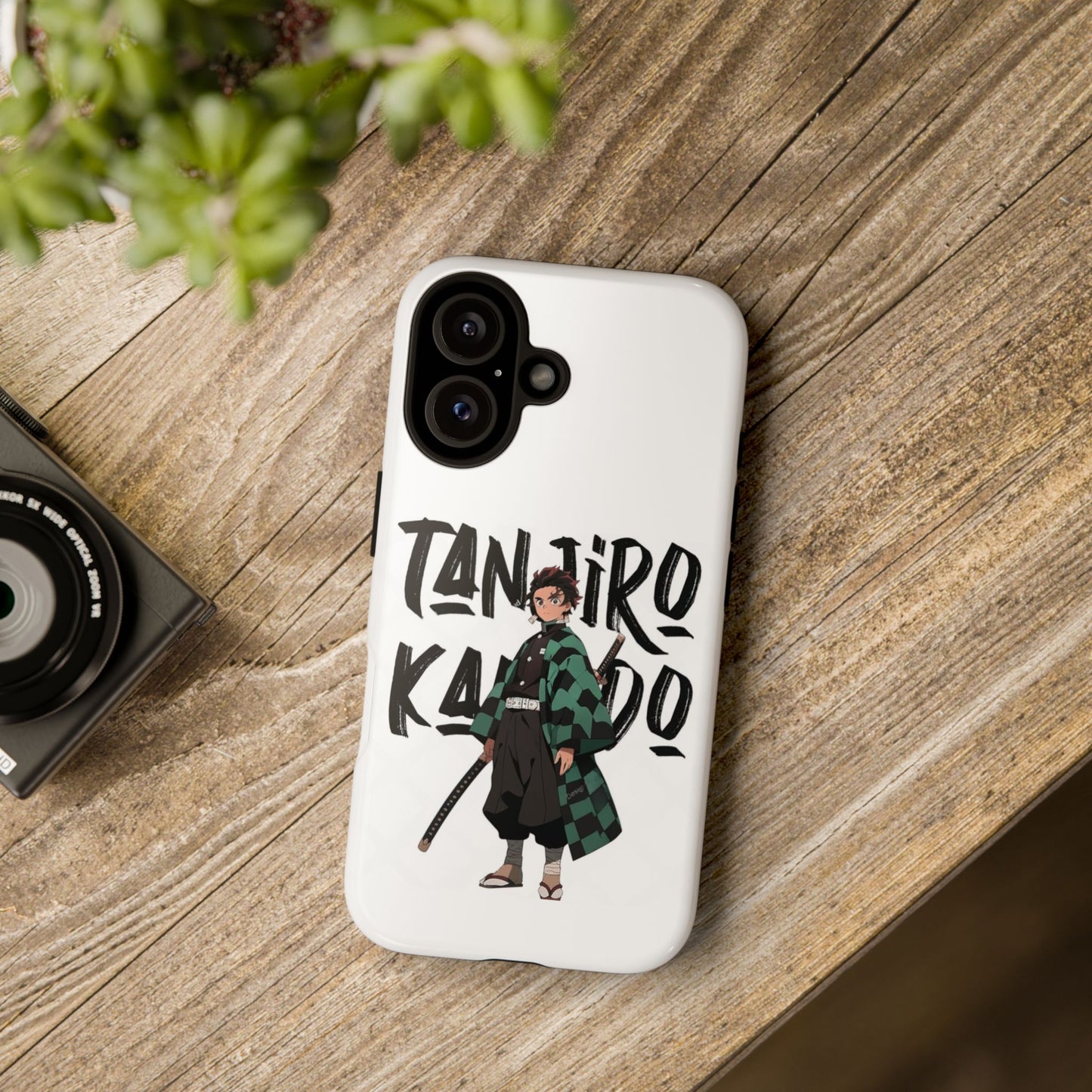 Demon Slayer Phone Case featuring Tanjiro Kamado | Tough Cases, Anime Phone Cover, Unique Gift for Fans, Mobile Accessory, Geeky Merchandise