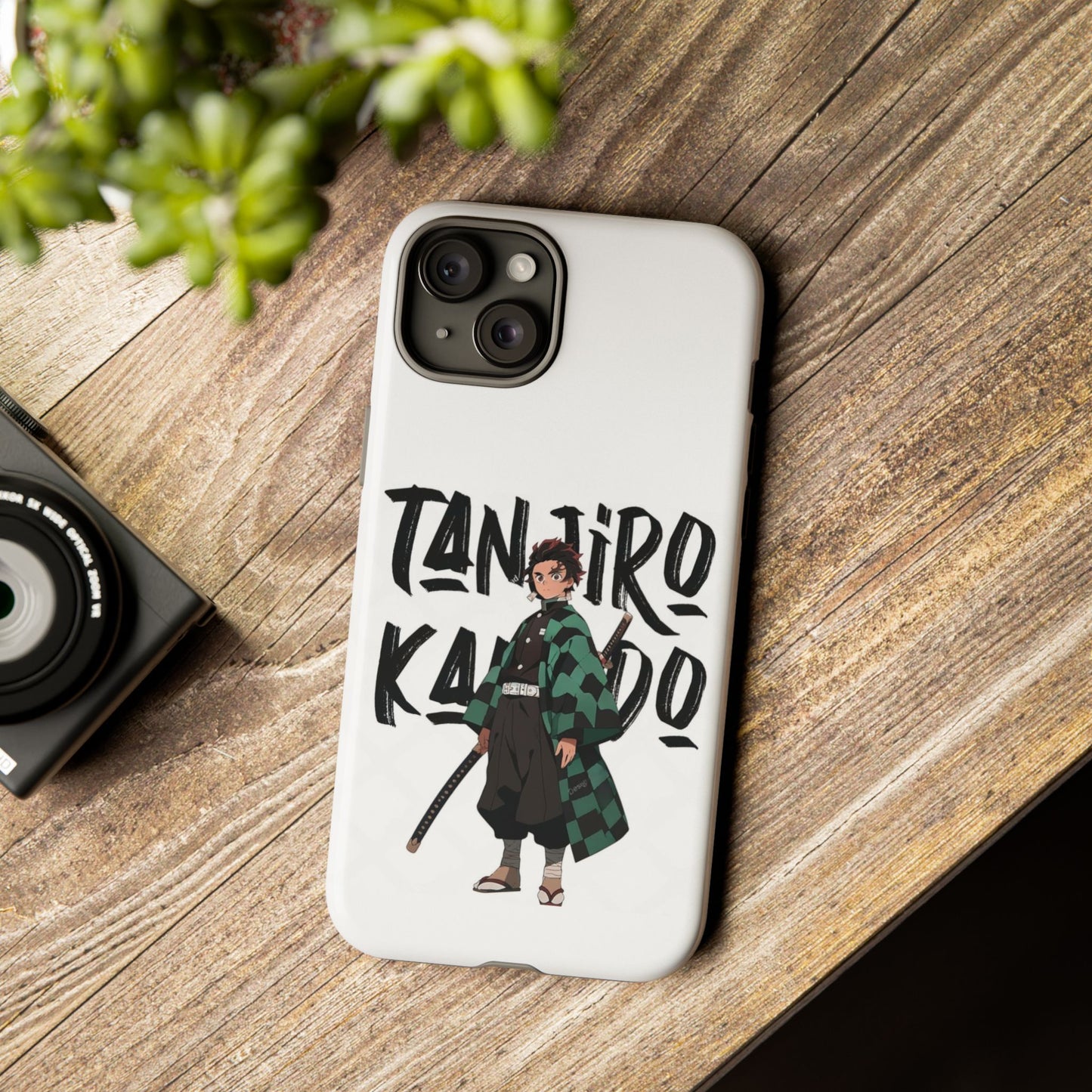 Demon Slayer Phone Case featuring Tanjiro Kamado | Tough Cases, Anime Phone Cover, Unique Gift for Fans, Mobile Accessory, Geeky Merchandise