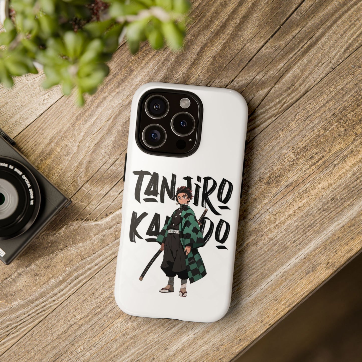 Demon Slayer Phone Case featuring Tanjiro Kamado | Tough Cases, Anime Phone Cover, Unique Gift for Fans, Mobile Accessory, Geeky Merchandise