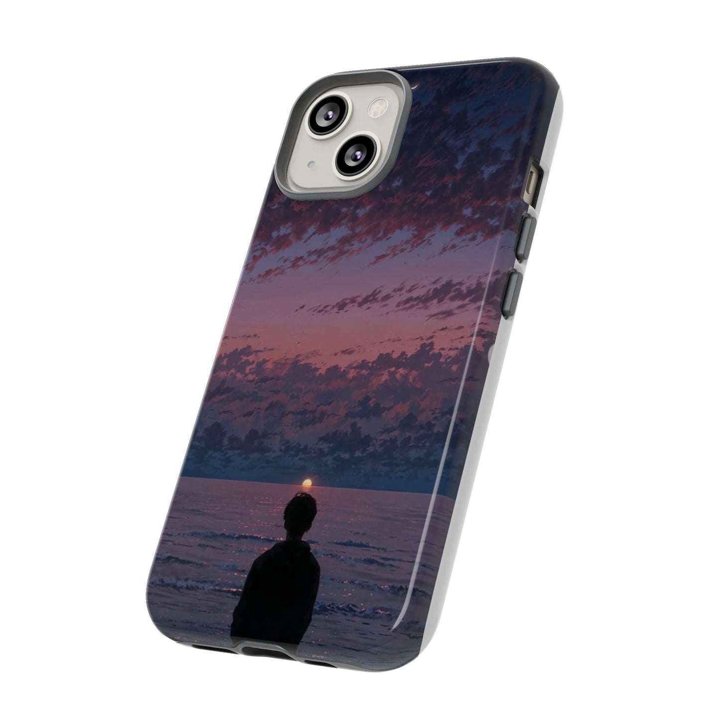 Sunset Ocean Phone Case, Tough Cases, Unique Cell Phone Cover, Artistic Phone Accessories, Gift for Her, Nature Inspired Case