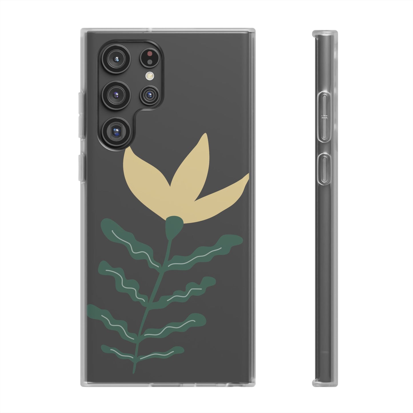Stylish Floral Flexi Cases, Phone Accessories, Gift Idea, Protective Case, Trendy Phone Cover, Spring Vibes
