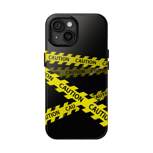 Caution Tape Tough Phone Cases | Durable Phone Protection, Unique Gift, Trendy Phone Accessories, Everyday Use, Holiday Gift