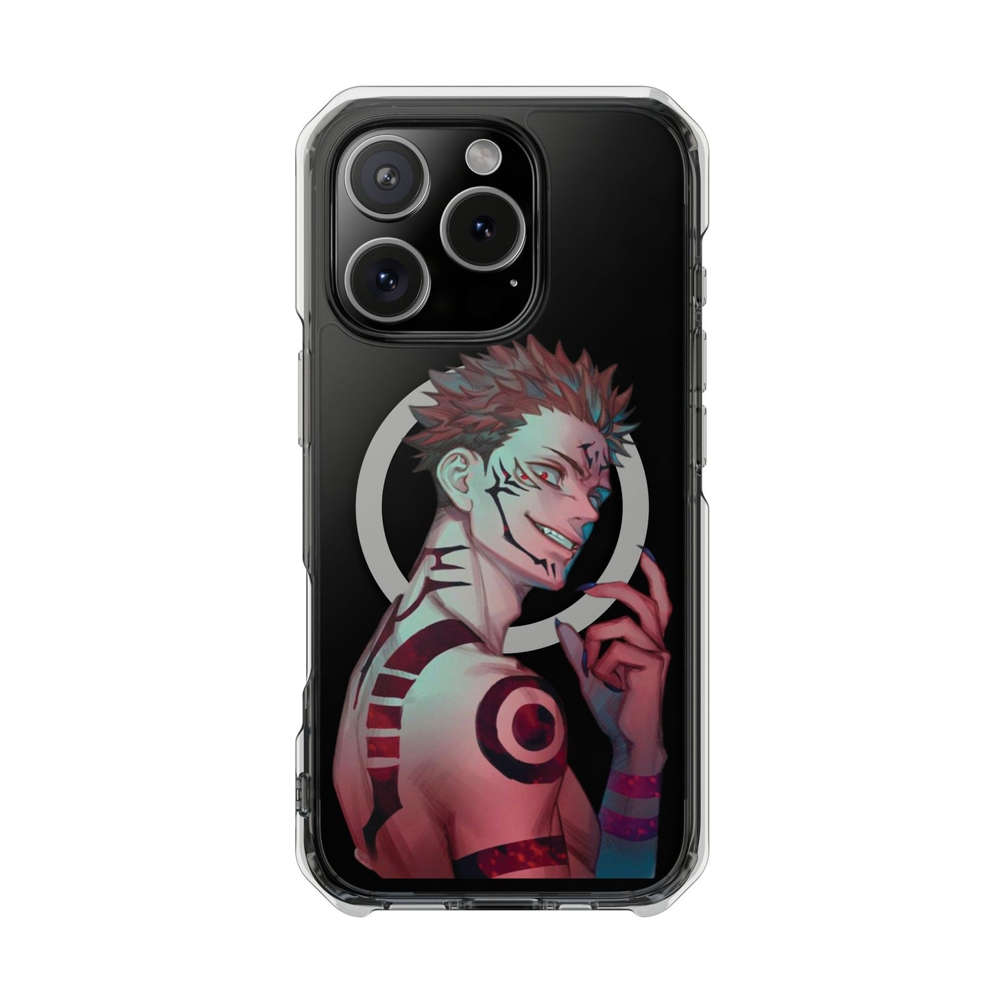 Vibrant Character Phone Case - A Unique Magnetic Clear Impact Case for Anime Lovers, Lightweight Protection, Gift for Friends, Stylish [...]