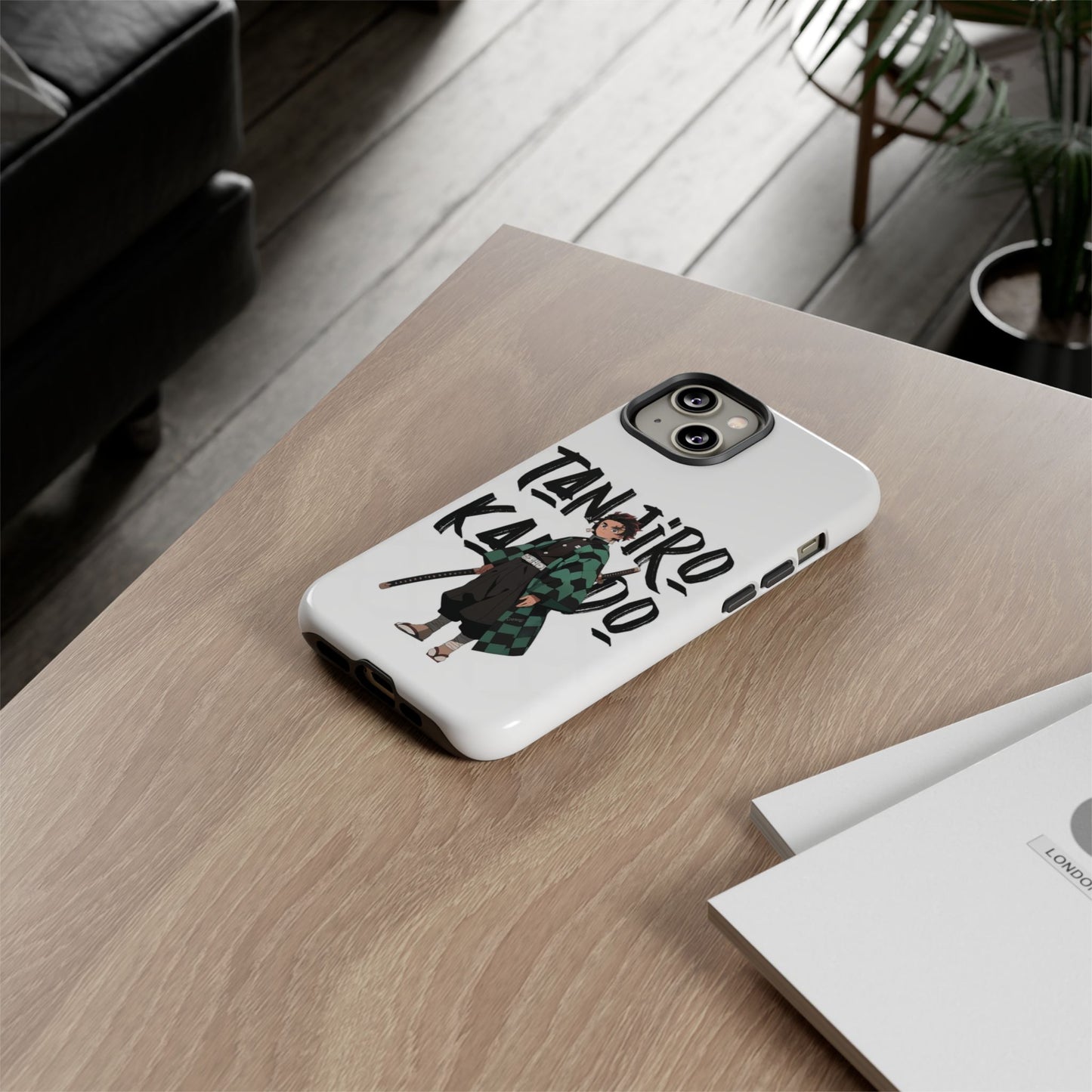 Demon Slayer Phone Case featuring Tanjiro Kamado | Tough Cases, Anime Phone Cover, Unique Gift for Fans, Mobile Accessory, Geeky Merchandise