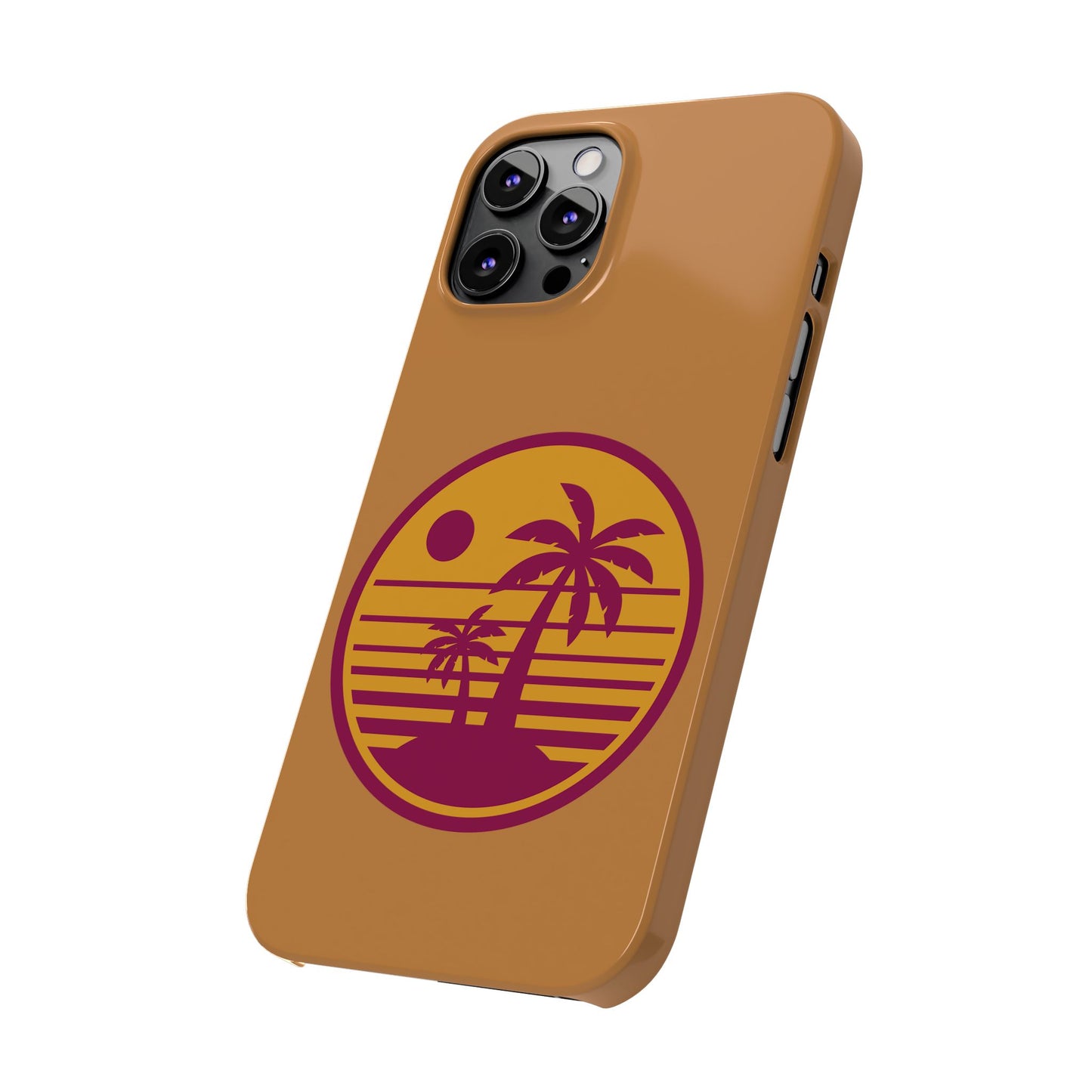 Retro Sunset Palm Tree Slim Phone Case, Summer Vibes, Beach Lover Gift, Tropical Phone Accessory, Perfect for Vacations, Travel and [...]