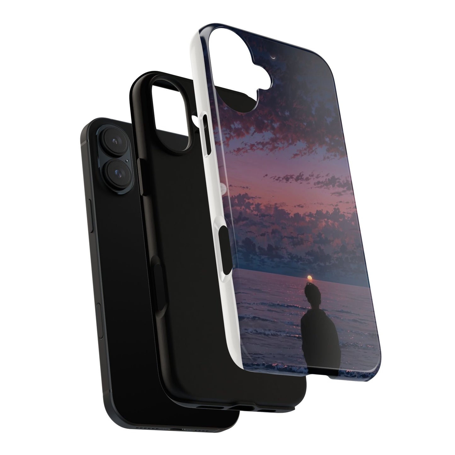 Sunset Ocean Phone Case, Tough Cases, Unique Cell Phone Cover, Artistic Phone Accessories, Gift for Her, Nature Inspired Case