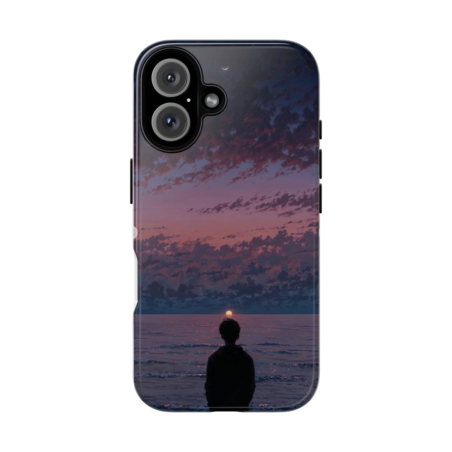 Sunset Ocean Phone Case, Tough Cases, Unique Cell Phone Cover, Artistic Phone Accessories, Gift for Her, Nature Inspired Case