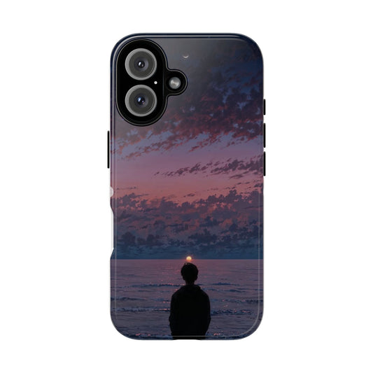 Sunset Ocean Phone Case, Tough Cases, Unique Cell Phone Cover, Artistic Phone Accessories, Gift for Her, Nature Inspired Case