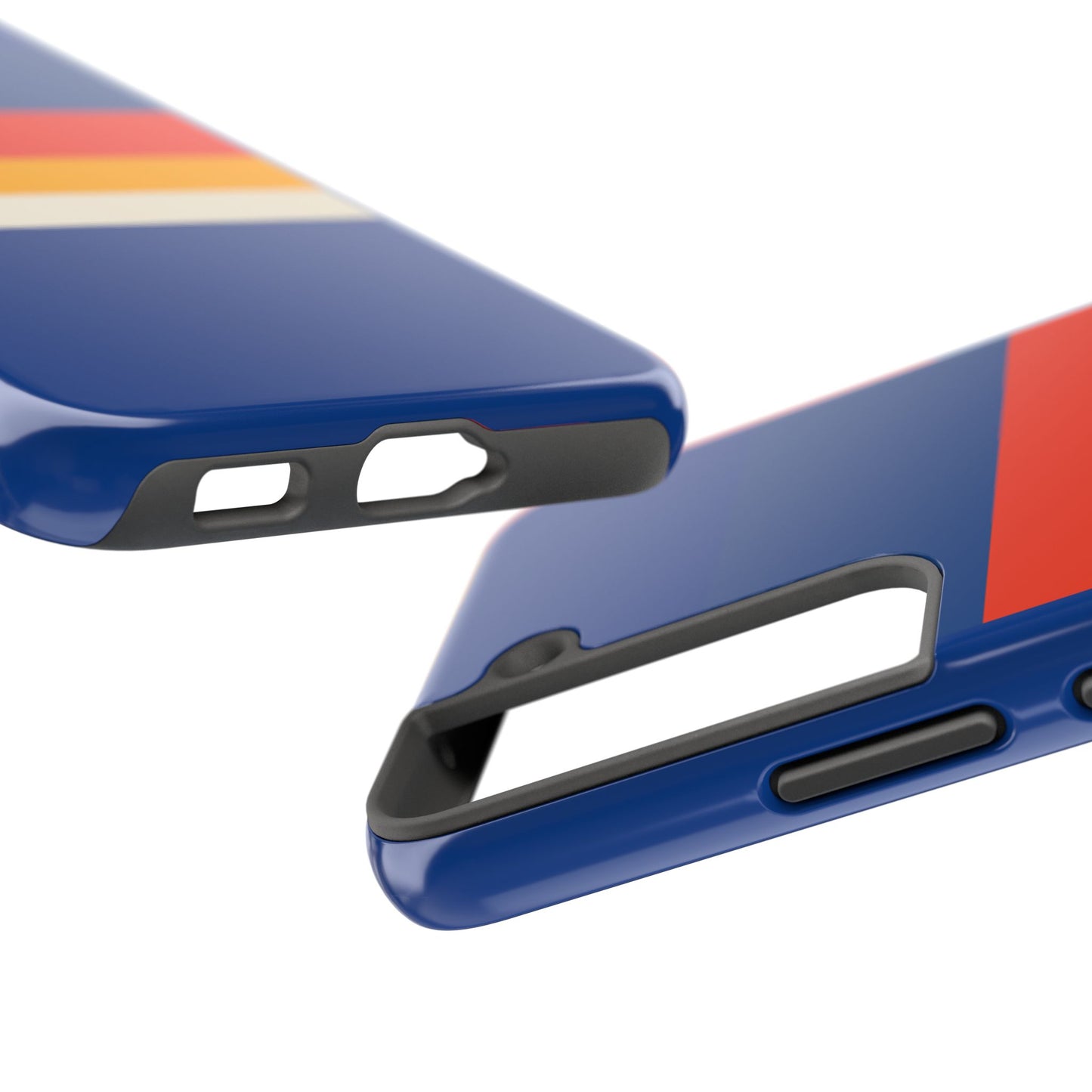 Colorful Tough Phone Cases - Bold Stripes, Durable Protection, Unique Gift for Tech Lovers, Customizable Phone Accessories, Everyday Use