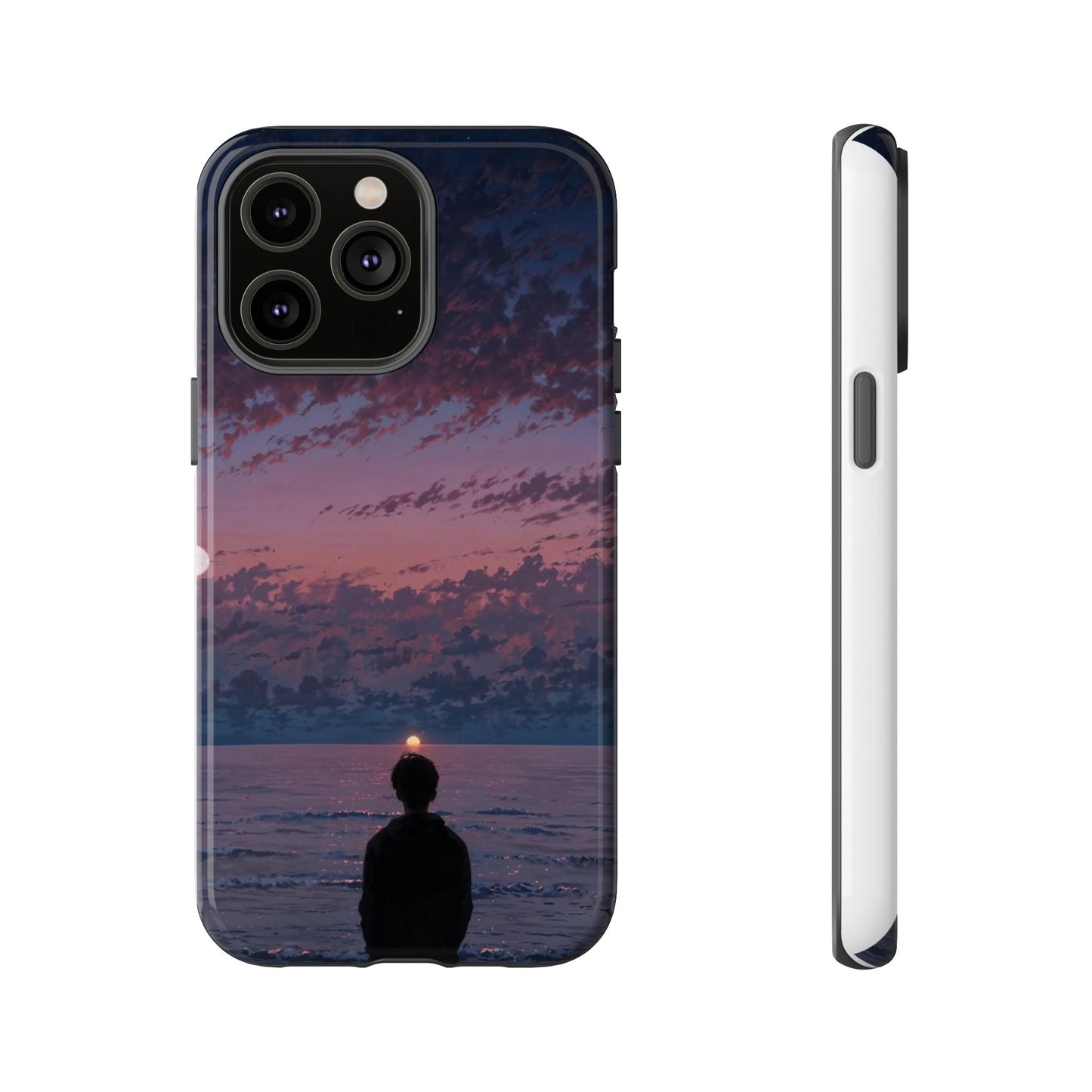 Sunset Ocean Phone Case, Tough Cases, Unique Cell Phone Cover, Artistic Phone Accessories, Gift for Her, Nature Inspired Case