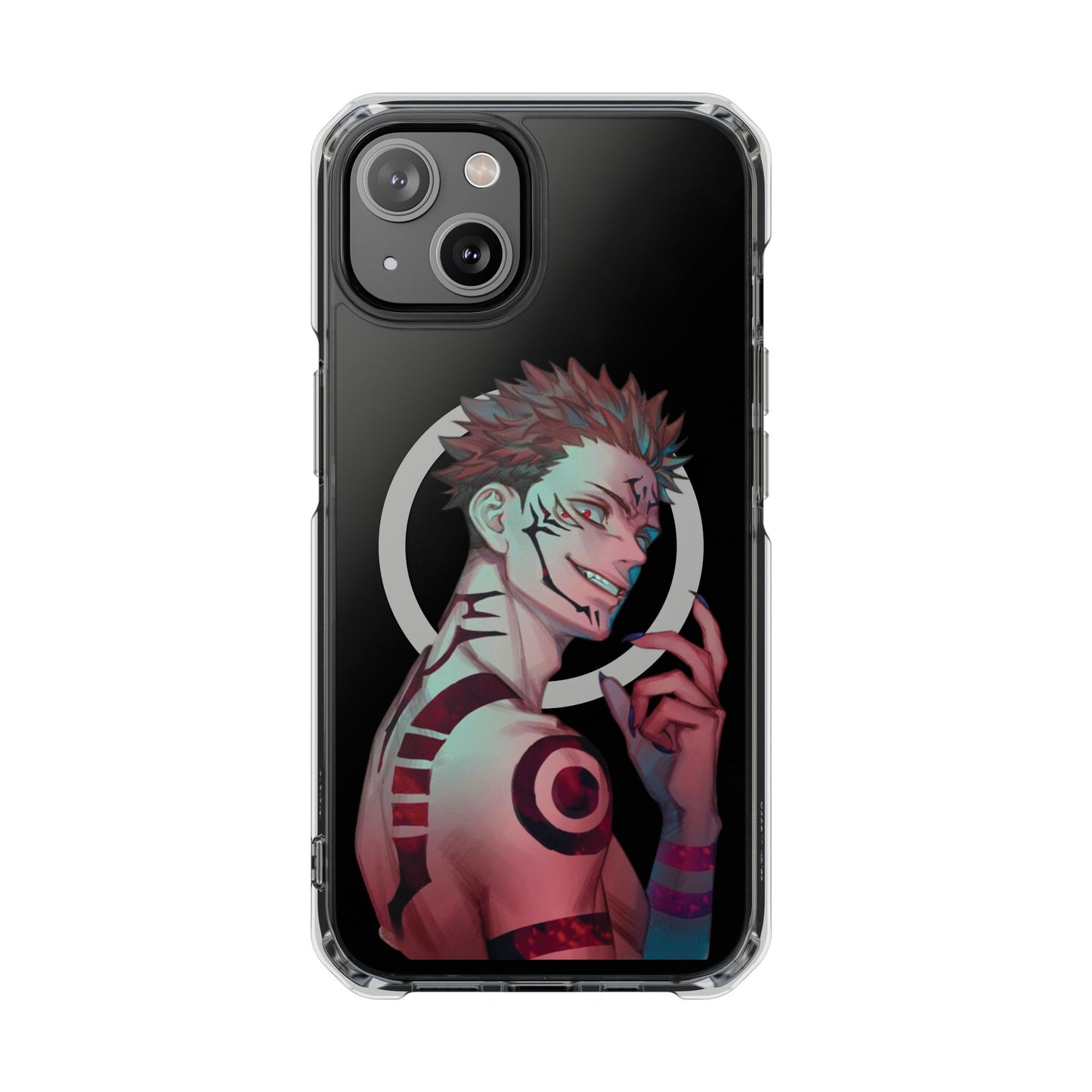 Vibrant Character Phone Case - A Unique Magnetic Clear Impact Case for Anime Lovers, Lightweight Protection, Gift for Friends, Stylish [...]