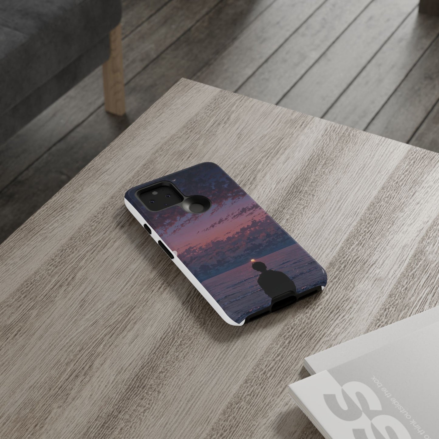 Sunset Ocean Phone Case, Tough Cases, Unique Cell Phone Cover, Artistic Phone Accessories, Gift for Her, Nature Inspired Case