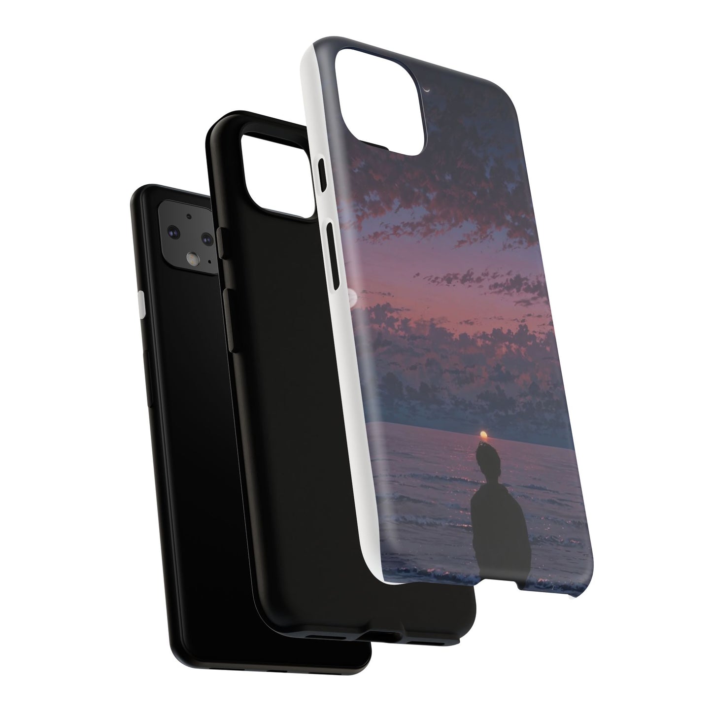 Sunset Ocean Phone Case, Tough Cases, Unique Cell Phone Cover, Artistic Phone Accessories, Gift for Her, Nature Inspired Case